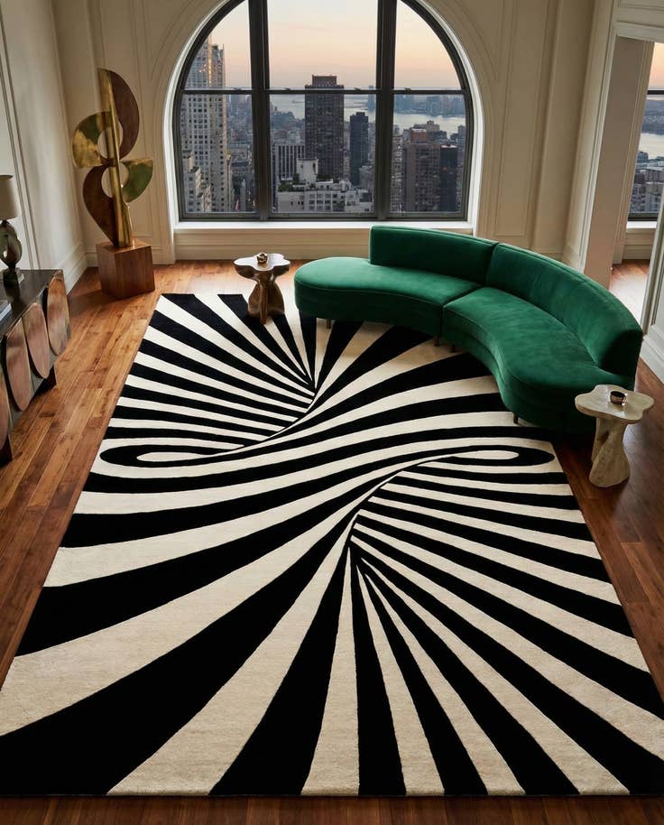 Detail image of 10' x 14' 1 Vortex Wool Rug