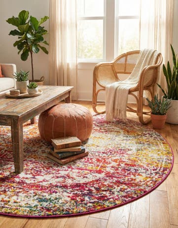 5' 3 x 5' 3 Arlington Round Rug