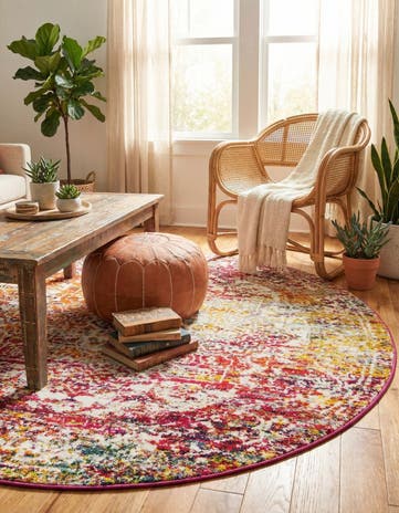 5' 3 x 5' 3 Arlington Round Rug