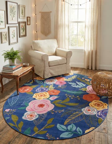6' x 9' Blossom Oval Rug