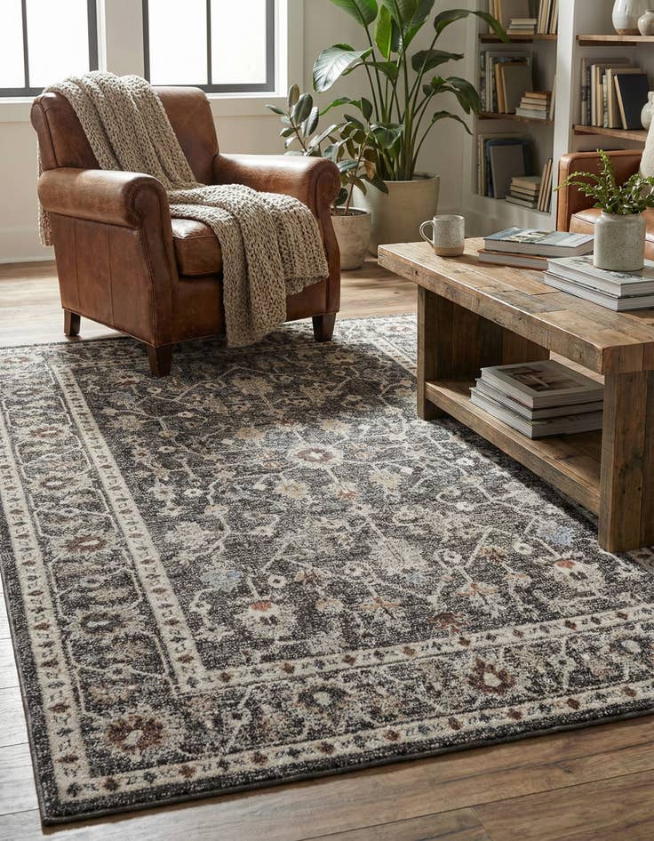 Detail image of 5' 3 x 8' Eco Traditional Rug