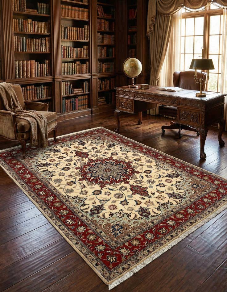 Detail image of 4' 11 x 6' 6 Tabriz Rug