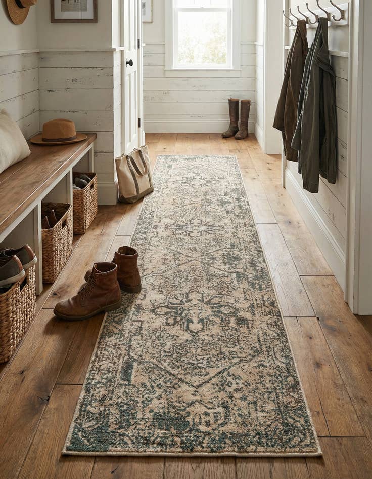 Detail image of 2' 7 x 12' Mojave Runner Rug