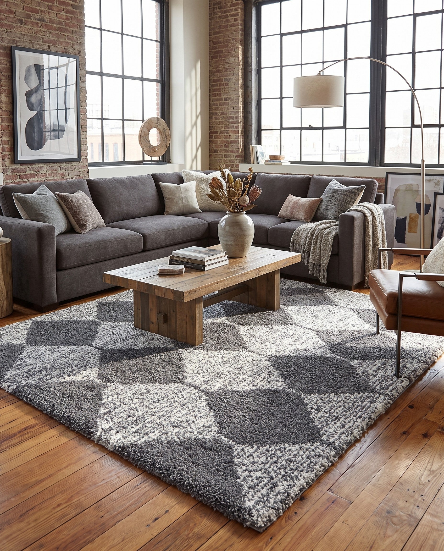 10' x 10' Serenity Shag Square Rug