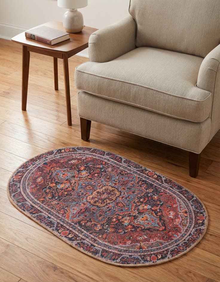 Detail image of 2' x 3' Timeless Oval Rug