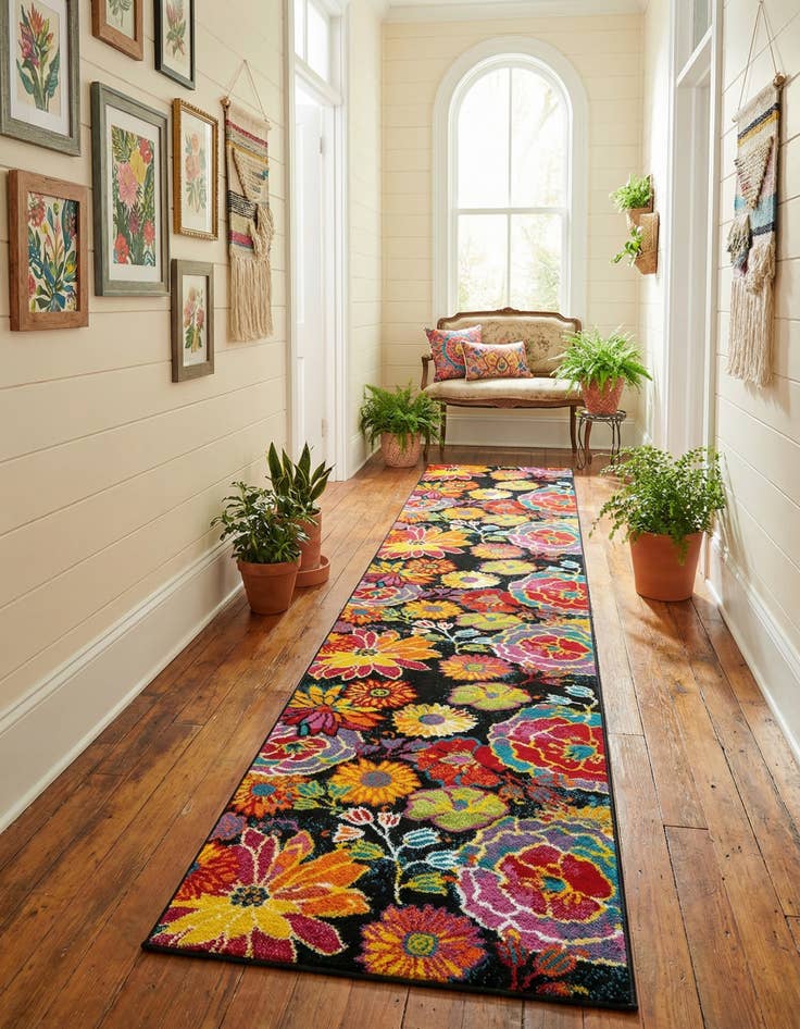 Detail image of 2' 7 x 13' Tuscany Runner Rug