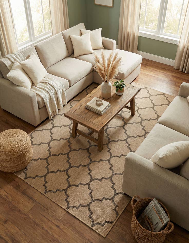 Detail image of 6' 3 x 9' Dunes Rug