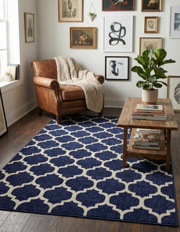 5' 3 x 8' Lattice Rug
