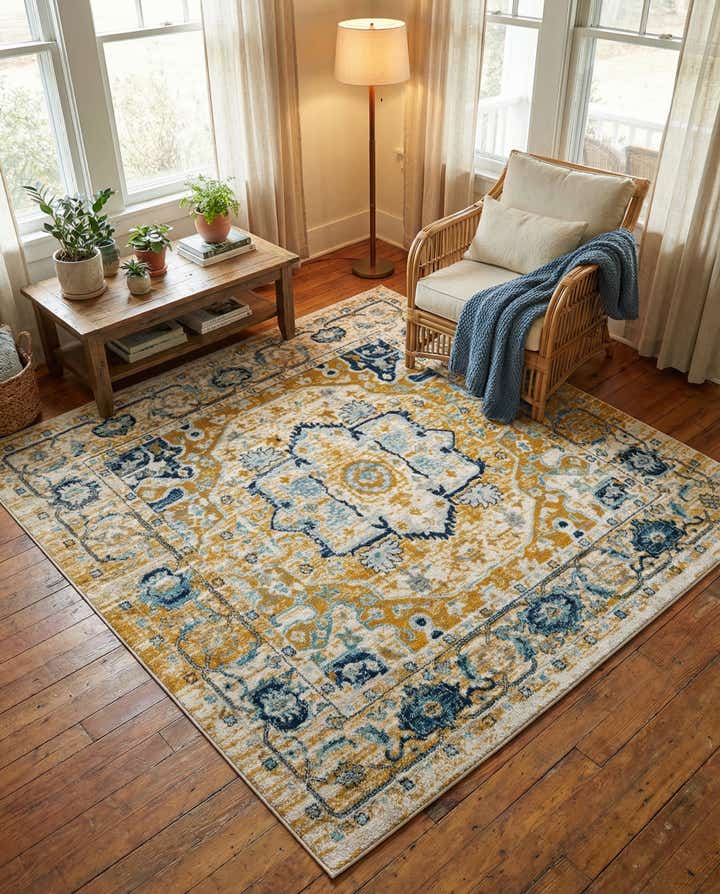 8' x 8' Madeline Vintage Square Rug