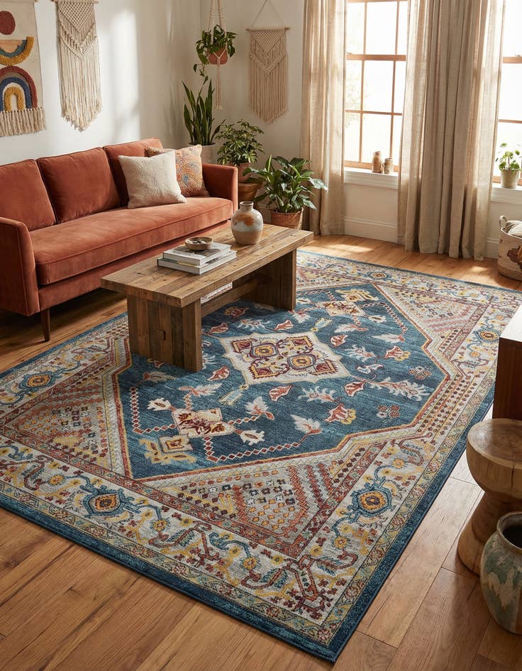 Detail image of  7' x 10' Kamala Washable Rug