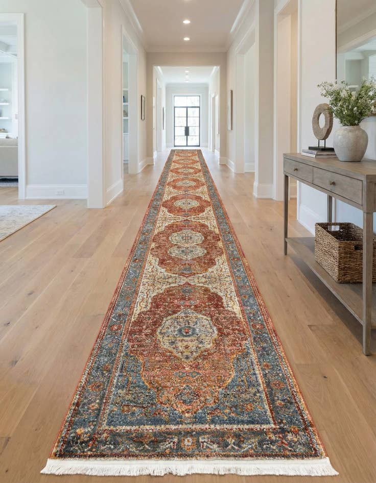 Detail image of 2' 7 x 16' 5 Santiago Runner Rug