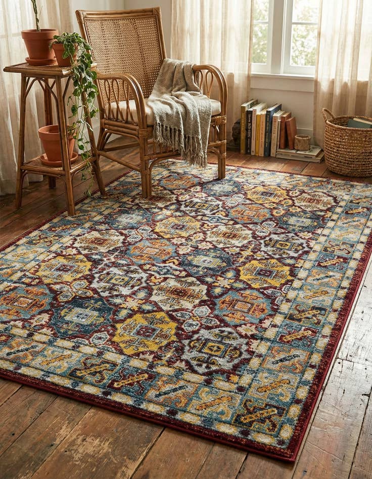 Detail image of 4' x 6' Kamala Washable Rug