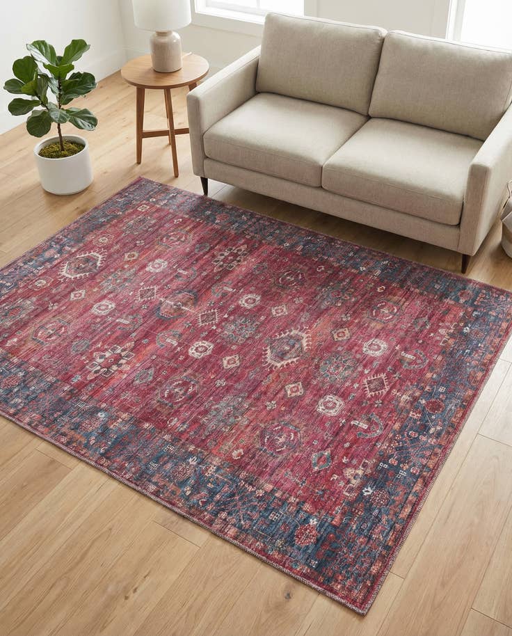Detail image of 5' 3 x 8' Washable Maahru Rug