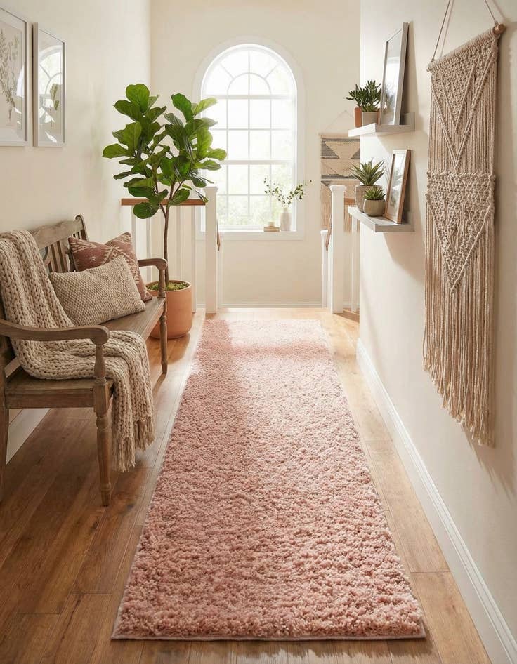 Detail image of 2' 6 x 13' Everyday Shag Runner Rug