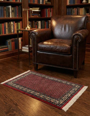 2' 5 x 4' 7 Hand Knotted Mir Wool Rug
