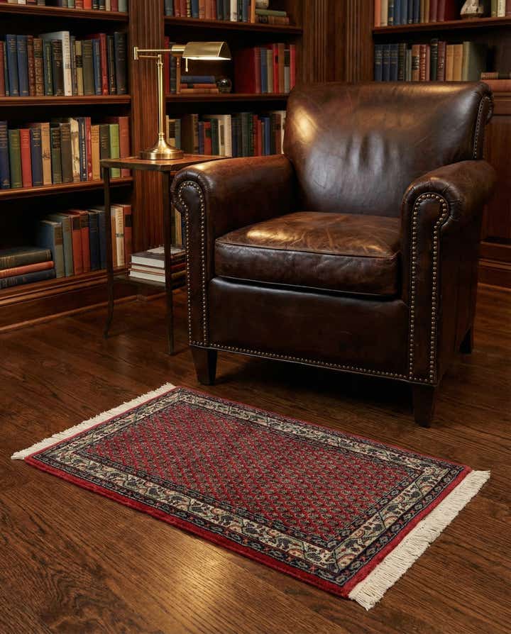 2' 5 x 4' 7 Hand Knotted Mir Wool Rug