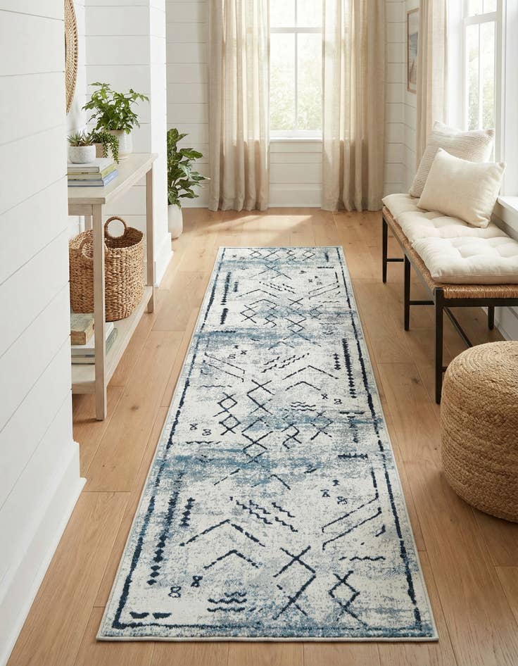 Detail image of 2' 7 x 12' Kamala Washable Runner Rug