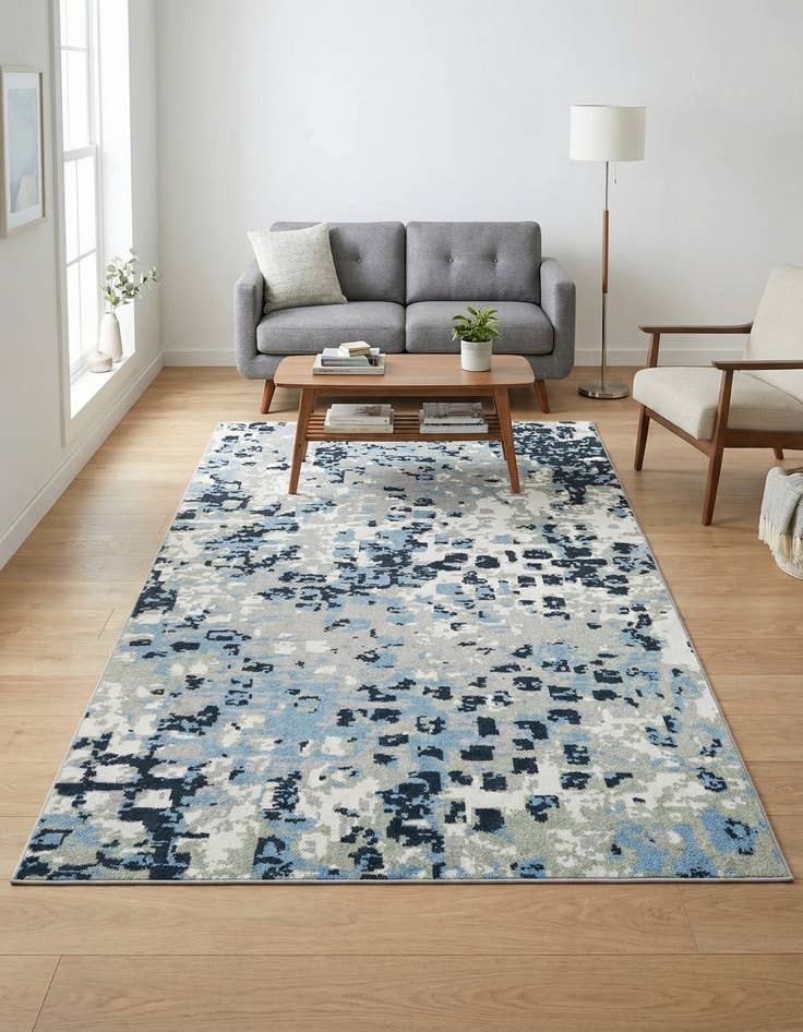 Detail image of 5' 3 x 8' Kamala Washable Rug