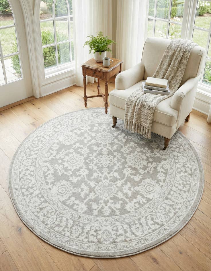 Detail image of 5' 3 x 5' 3 Charlotte Round Rug