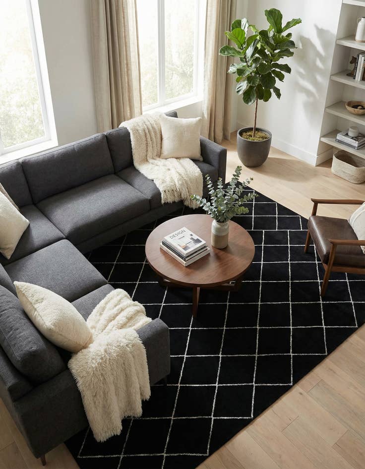 Detail image of 10' x 13' Vogue Geo Rug