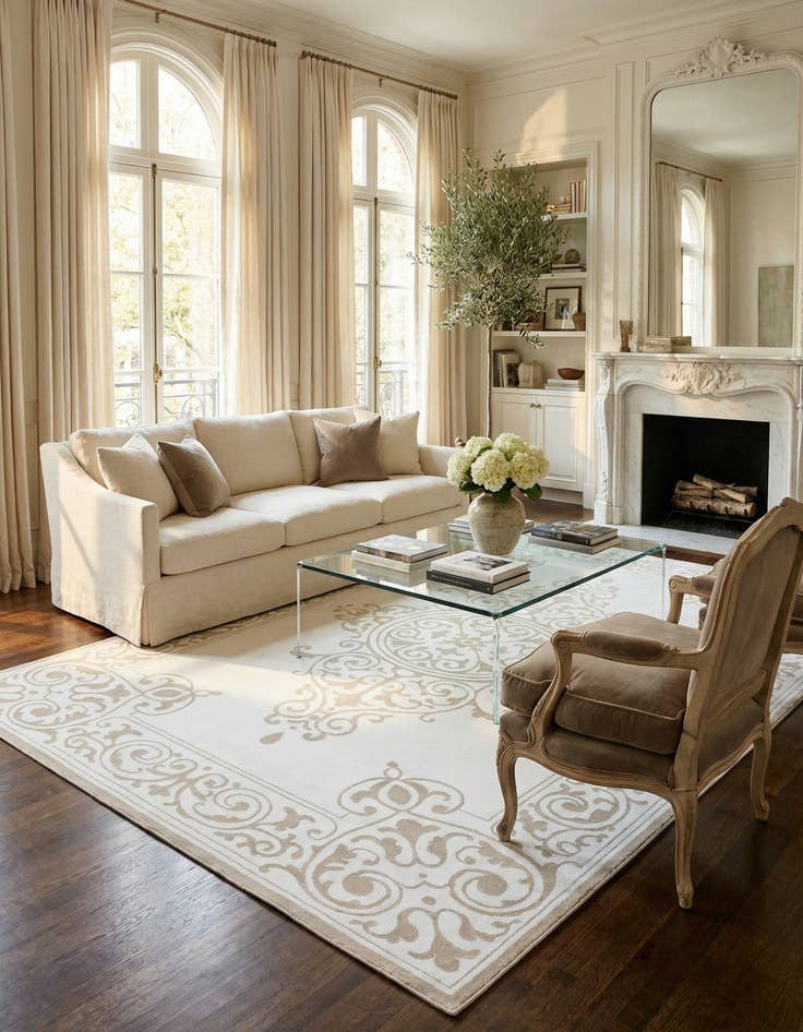 Detail image of 10' 8 x 14' Hermitage Rug