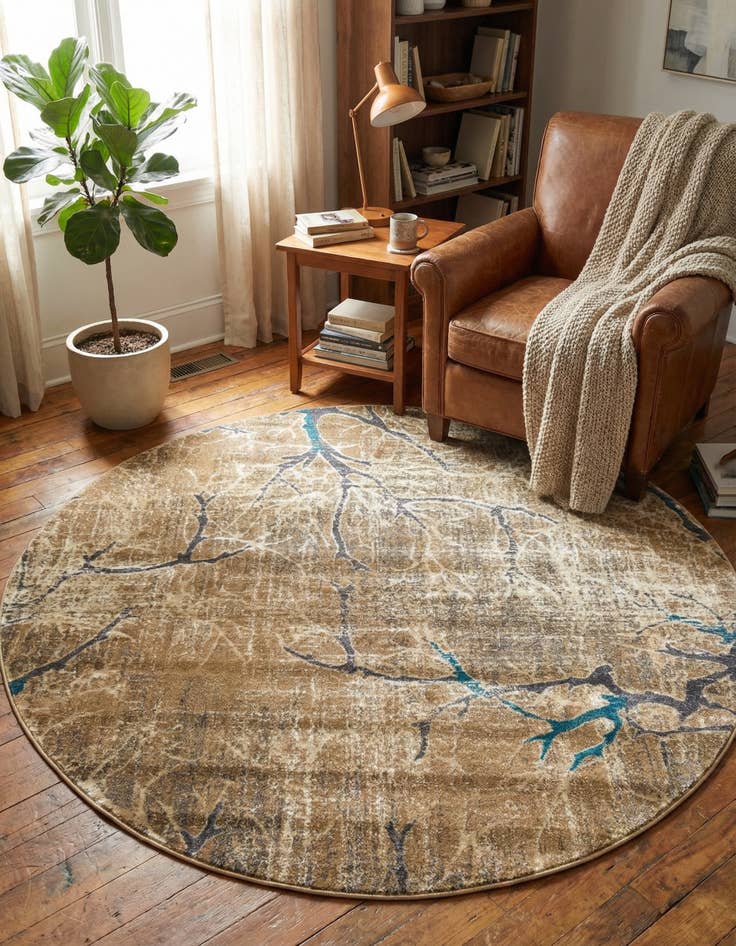 Detail image of 6' x 6' Aria Round Rug