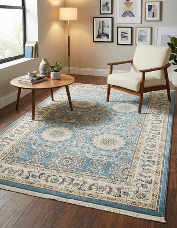 5' 3 x 8' Nain Design Rug