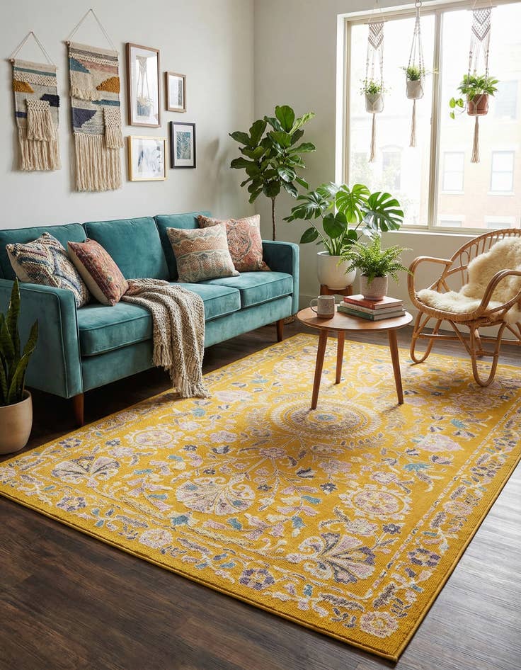 Detail image of 5' x 8' Blossom Rug