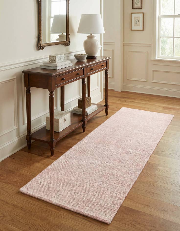 Detail image of 2' x 5' 1  Hand Woven Jill Zarin English Manor Farmhouse Wool Runner Rug