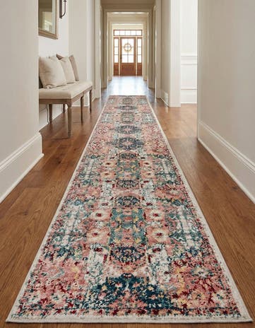 Pink Charleston Runner Rug