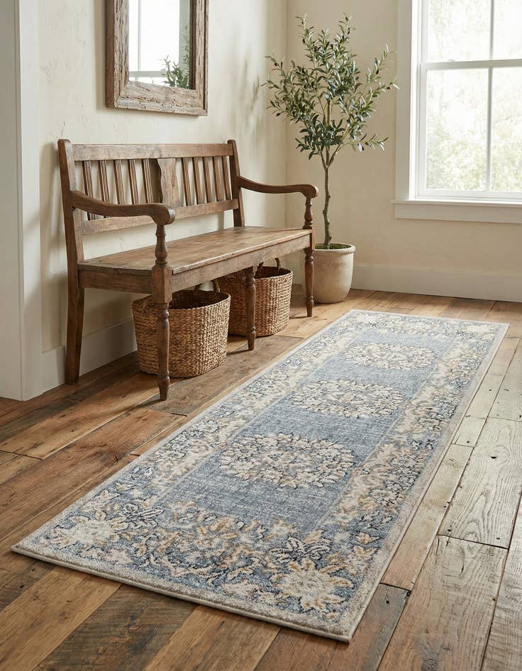 Detail image of 2' x 6' Eco Traditional Runner Rug