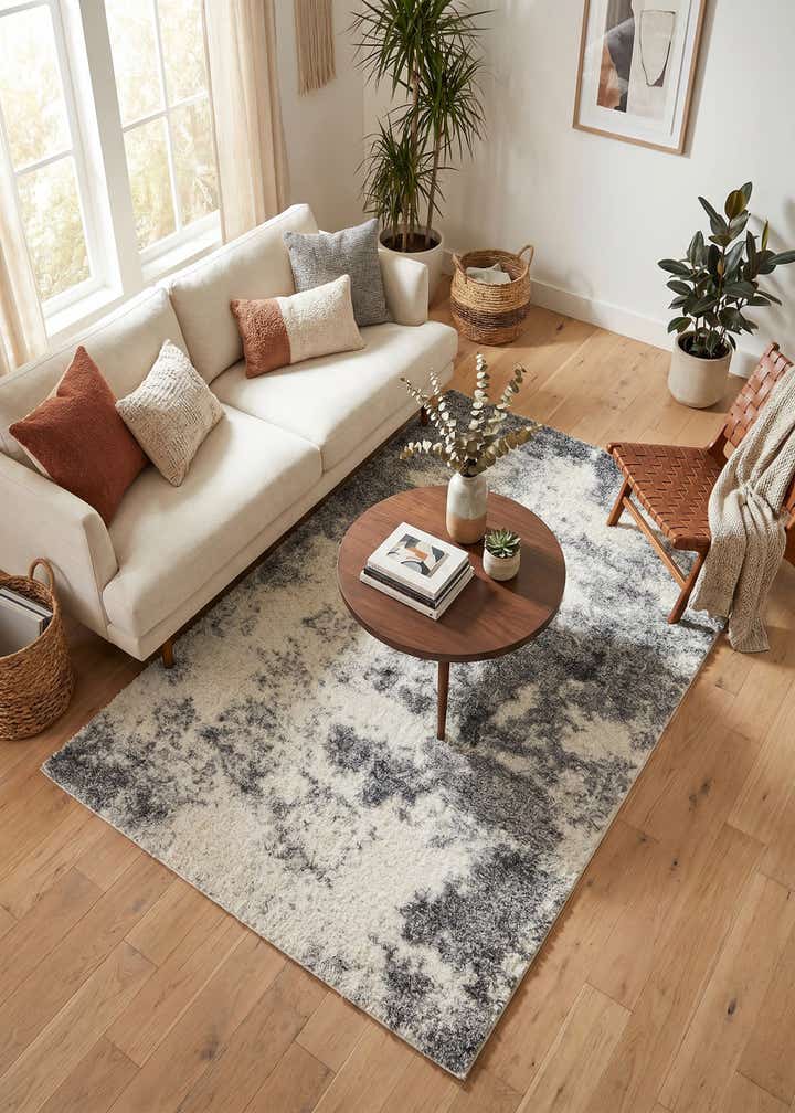 5' 3 x 8' Soft Touch Shag Rug