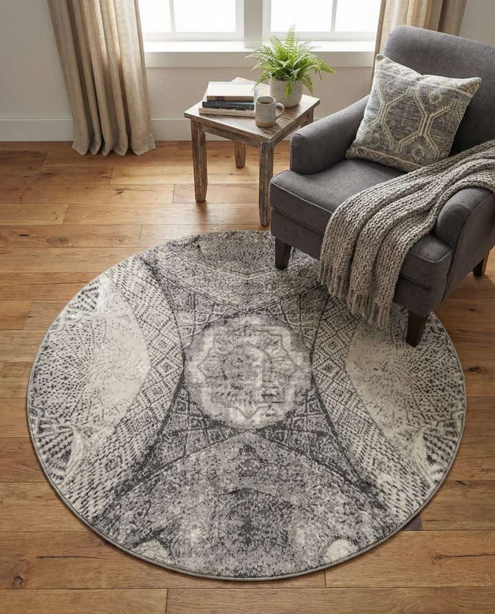 5' 3 x 5' 3 Monte Carlo Round Rug