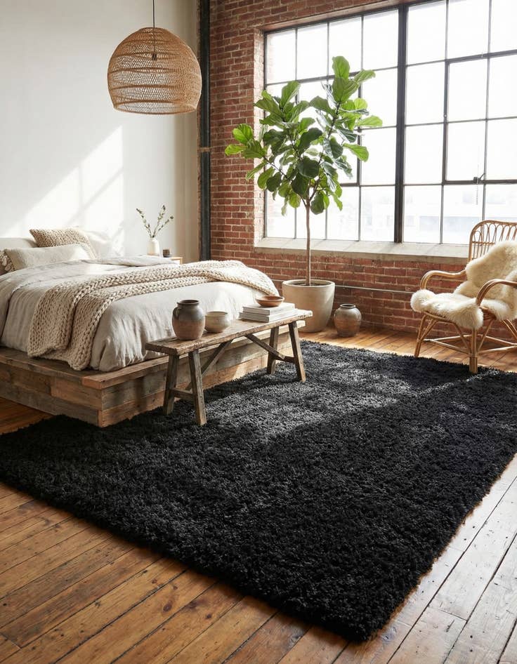 Detail image of 6' x 9' Infinity Shag Rug