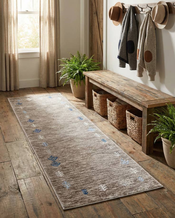 Detail image of 2' x 8' Gabbeh Runner Rug