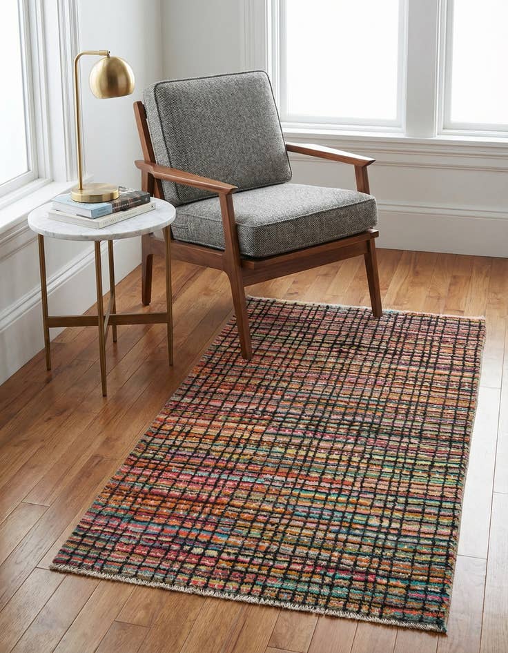 Detail image of 3' x 5' 4 Hand Knotted Modern Ziegler Rug