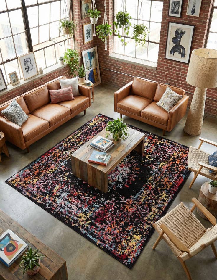 Detail image of 7' 10 x 7' 10 Madeline Square Rug