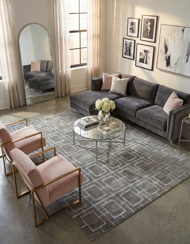 Detail image of 10' x 13' Marilyn Monroe&trade; Glam Deco Rug