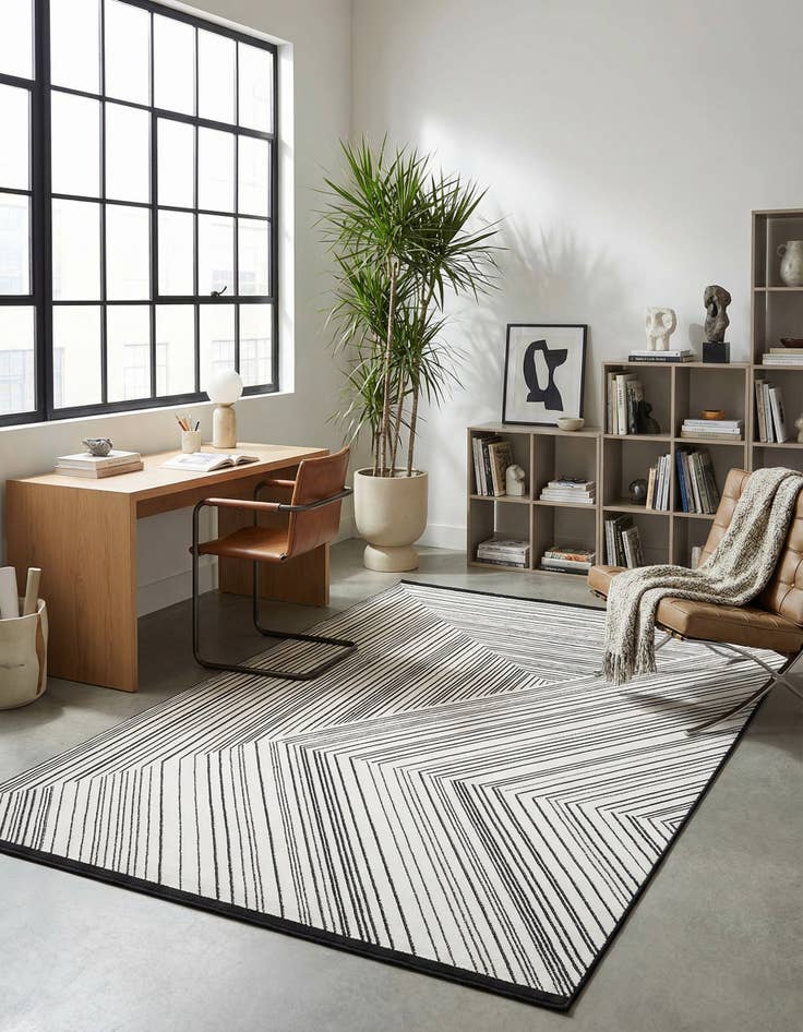 Detail image of 5' 3 x 8' Milano Rug