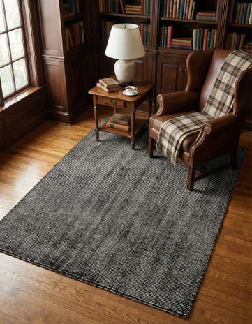 4' 1 x 6' 1 Hand Woven Jill Zarin English Manor Farmhouse Wool Rug
