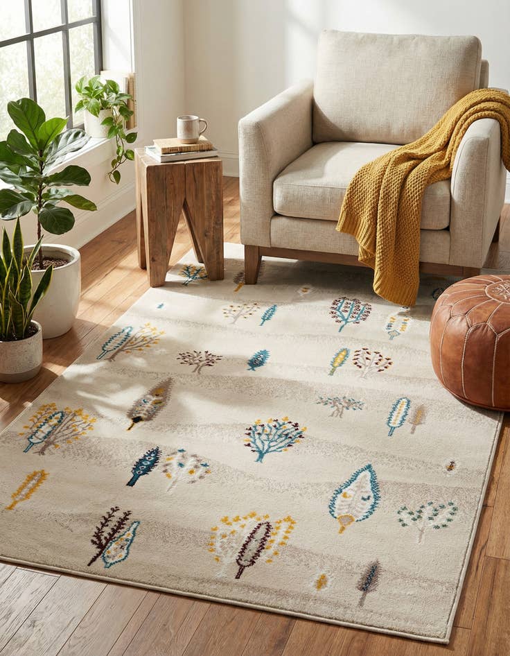 Detail image of 4' 1 x 6' 1 Laguna Rug