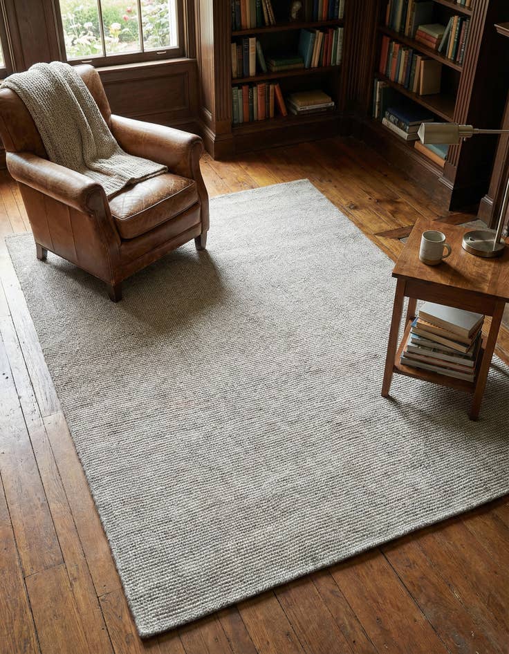 Detail image of 5' 1 x 7' 1  Hand Woven Jill Zarin English Manor Wool Rug