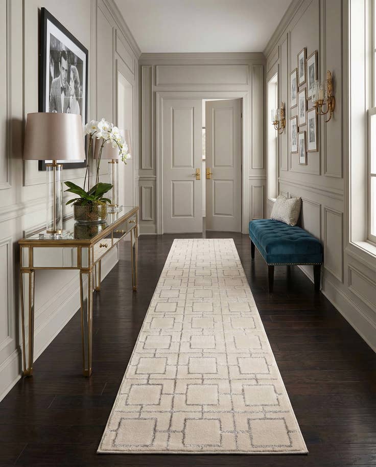 Detail image of 2' x 10' Marilyn Monroe™ Glam Deco Runner Rug