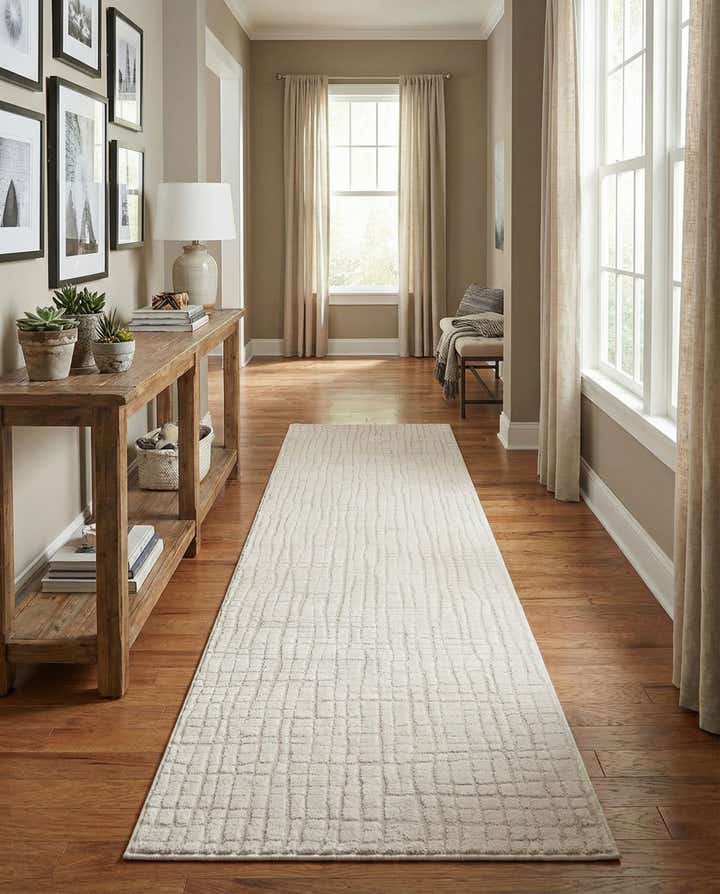 2' 7 x 12' Textura Designer Runner Rug
