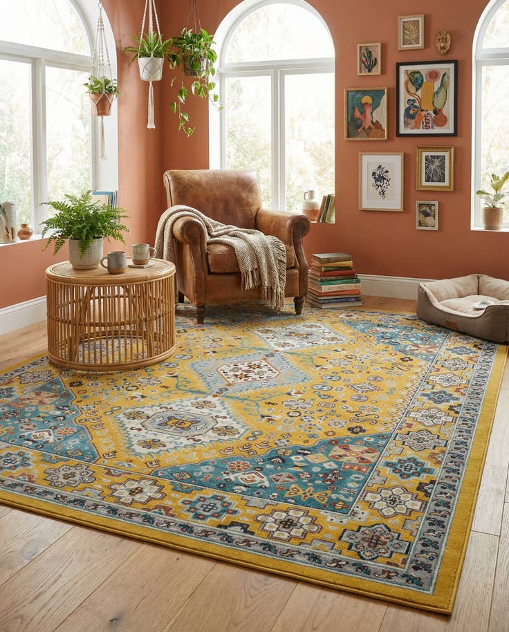 Detail image of 7' 10 x 10' Kamala Washable Rug