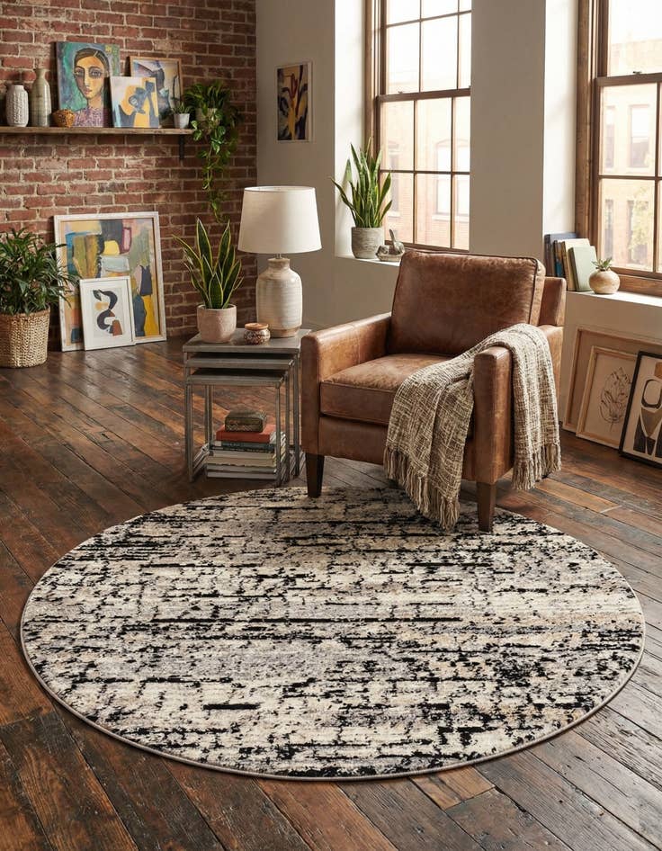 Detail image of 5' x 5' Tucson Round Rug