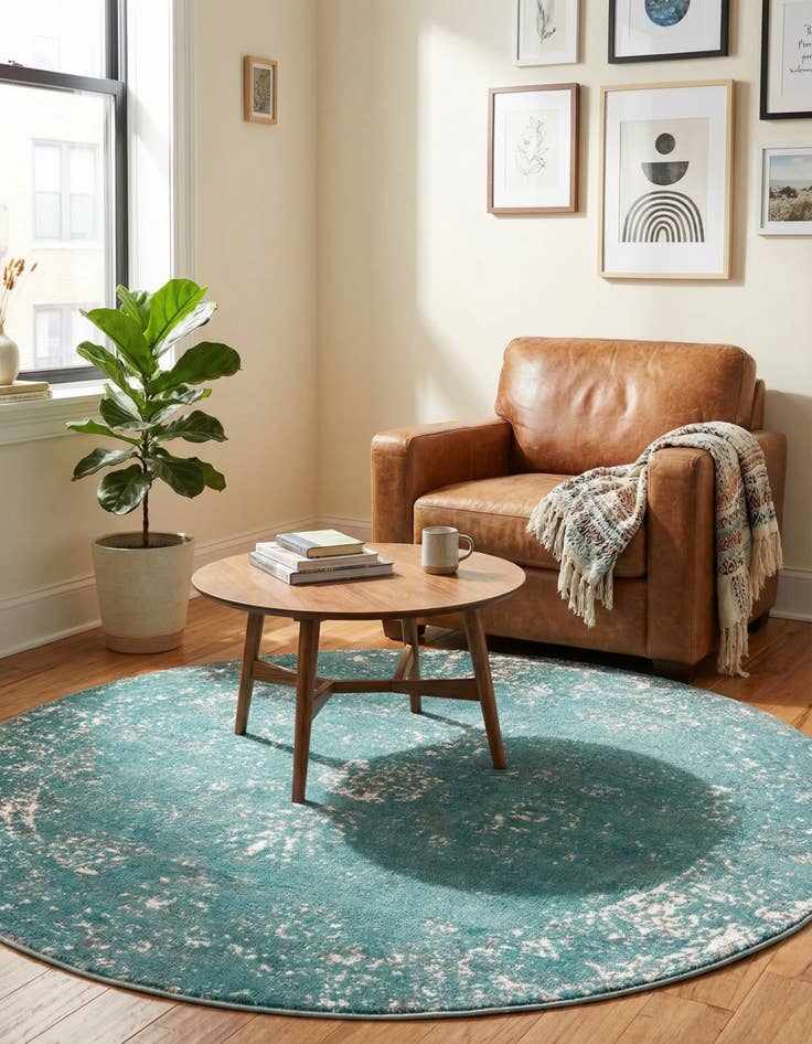 Detail image of  7' x 7' Monte Carlo Round Rug