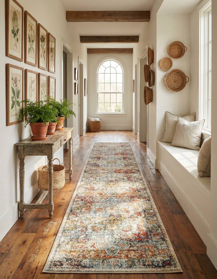 Detail image of 2' 7 x 16' 5 Isabella Runner Rug