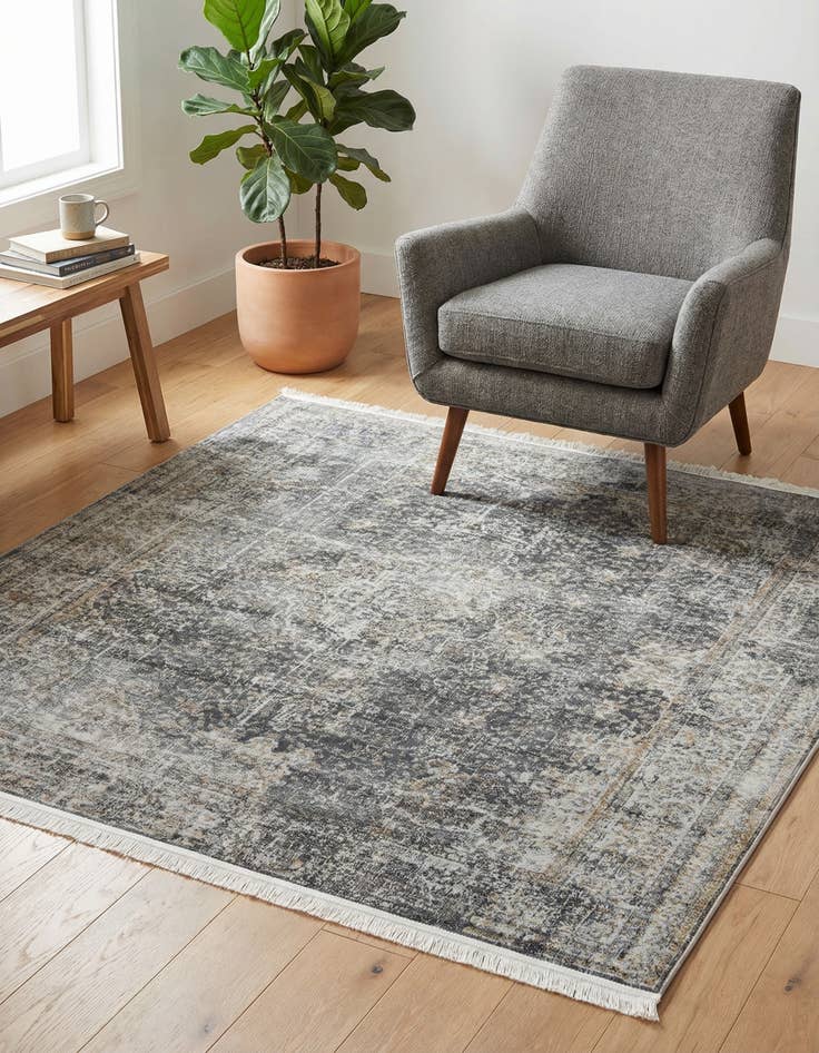 Detail image of 5' 5 x 5' 5 Santiago Square Rug