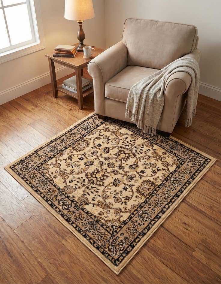 Detail image of  4' x 4' Yasmin Square Rug